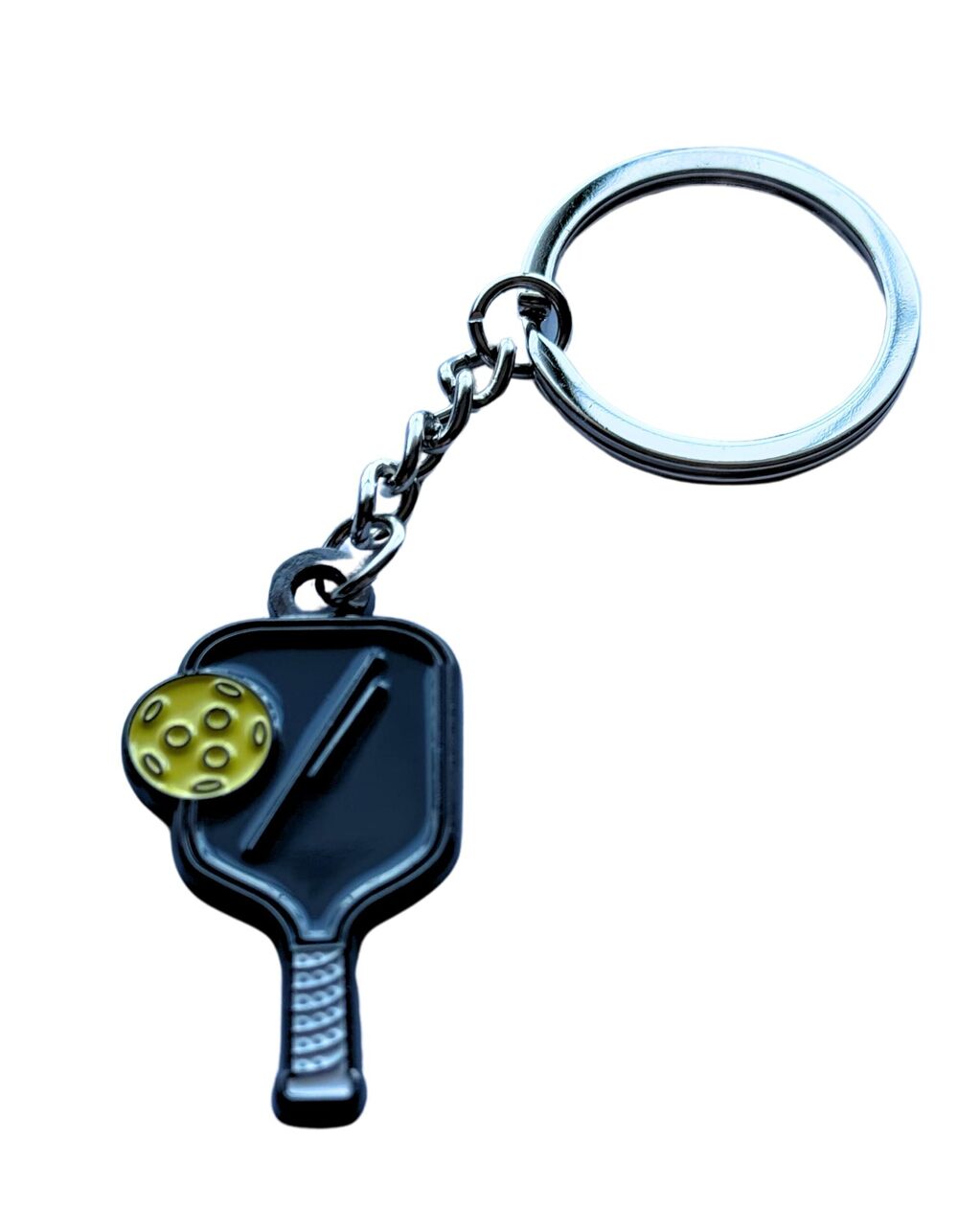 3756 Pickleball Keychain Black, Small